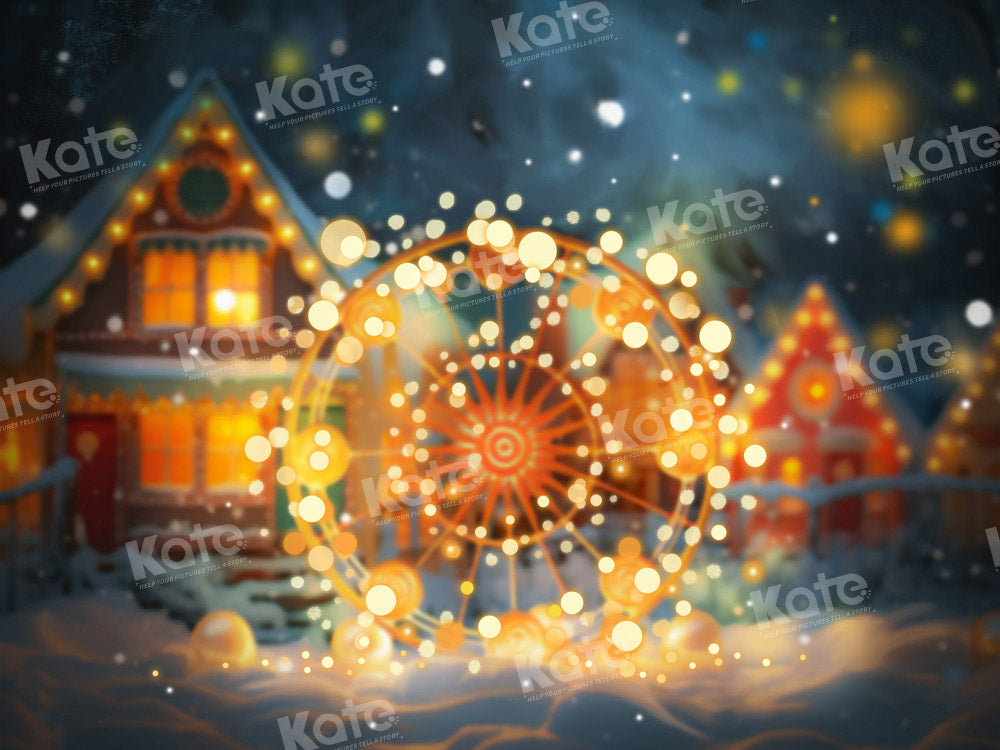 Kate Winter Bokeh Backdrop Designed by Emetselch - Kate Backdrop AU