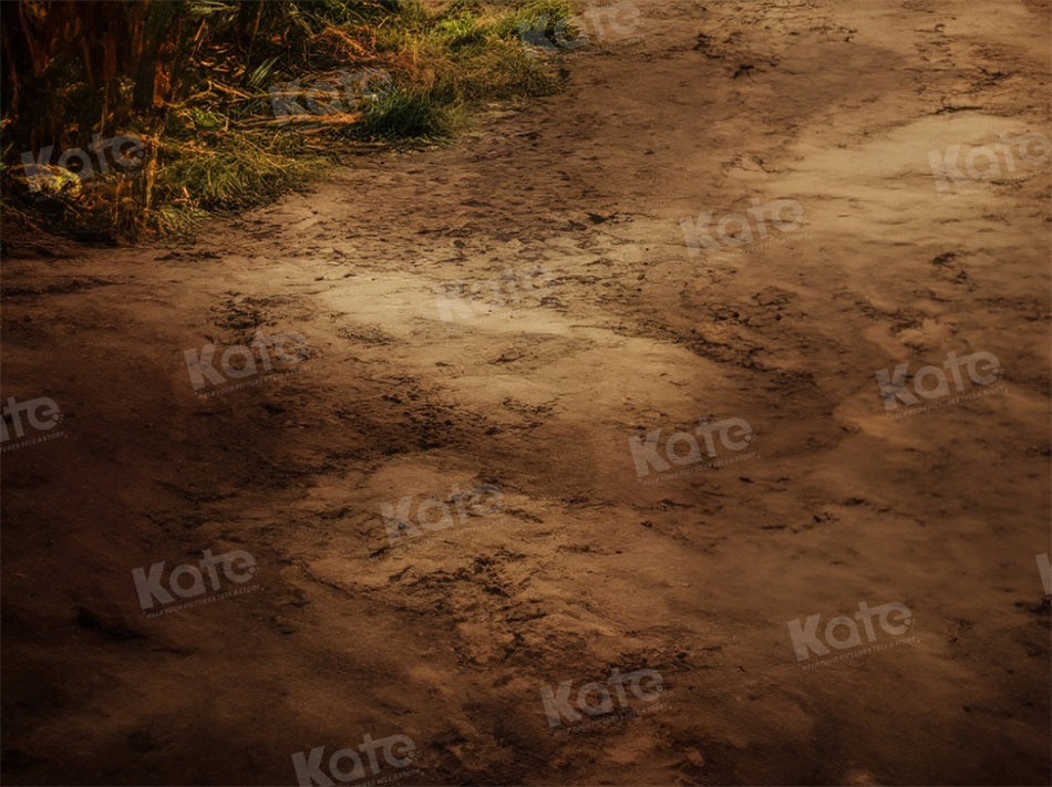 Kate Mud Dirt Ground Backdrop Designed by Chain Photography - Kate Backdrop AU