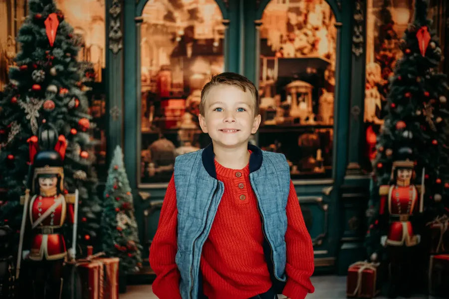 Kate Christmas Nutcracker Store Backdrop Designed by Emetselch - Kate Backdrop AU