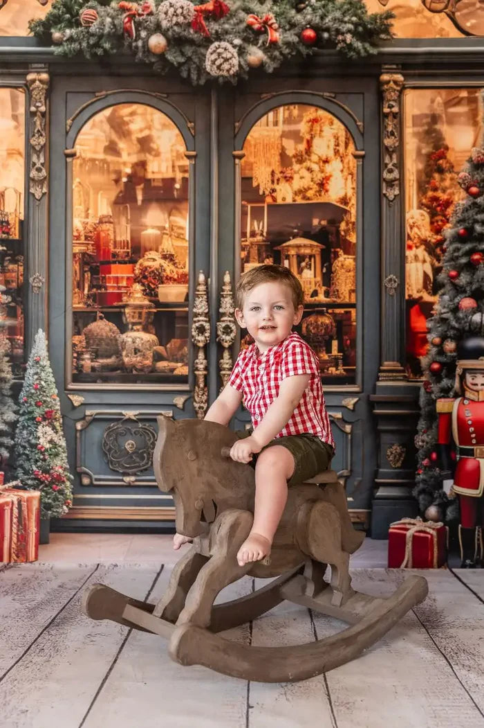 Kate Christmas Nutcracker Store Backdrop Designed by Emetselch - Kate Backdrop AU