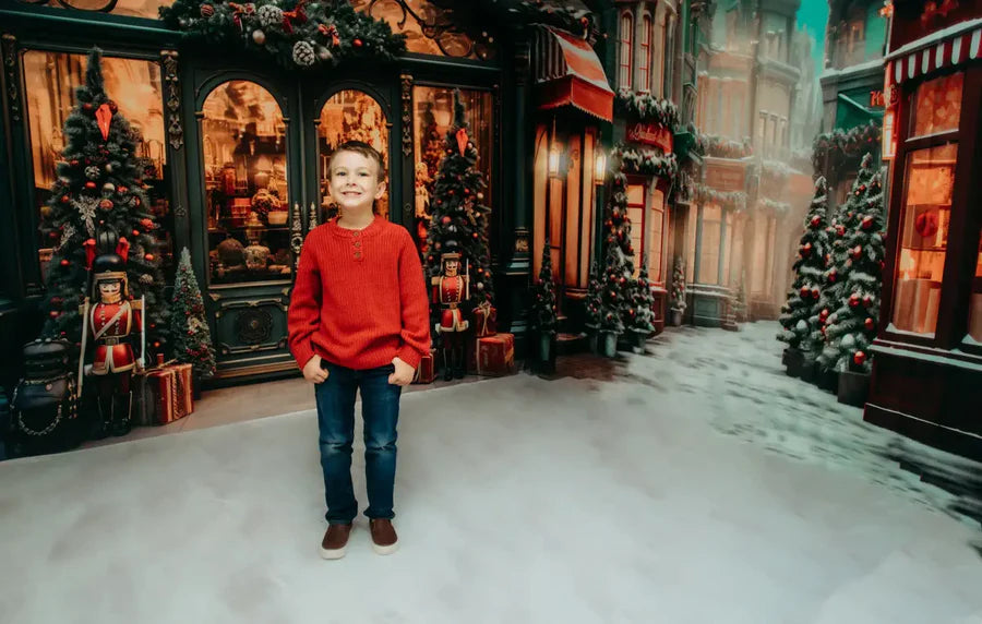 Kate Christmas Nutcracker Store Backdrop Designed by Emetselch - Kate Backdrop AU