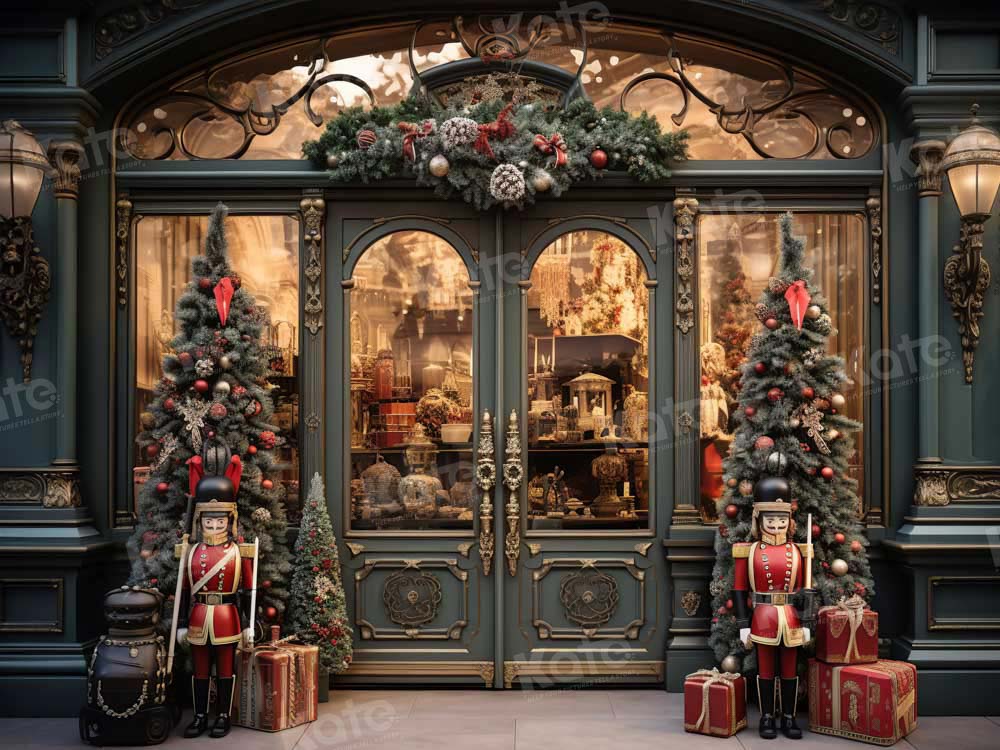 Kate Christmas Nutcracker Store Backdrop Designed by Emetselch - Kate Backdrop AU
