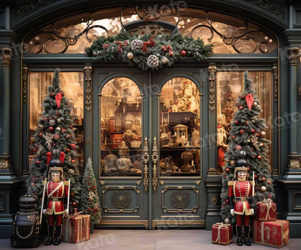 Kate Christmas Nutcracker Store Backdrop Designed by Emetselch - Kate Backdrop AU