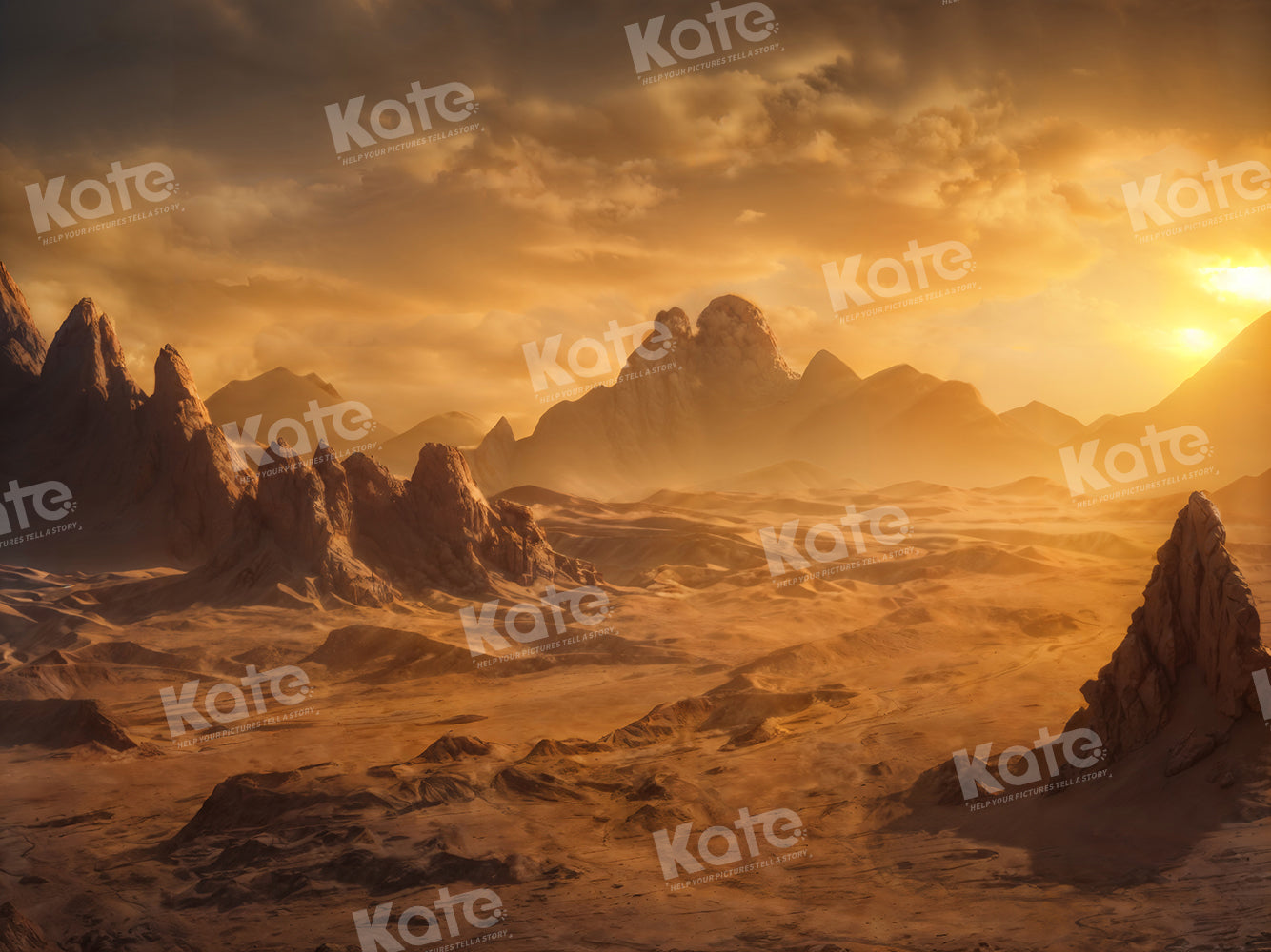 Kate Dune Sunset Sand Backdrop for Photography - Kate Backdrop AU