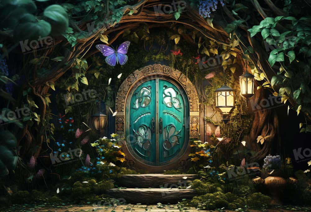 Kate Summer Butterfly Door Backdrop Designed by Chain Photography - Kate Backdrop AU