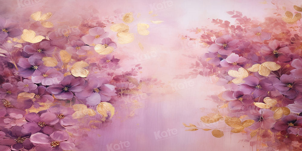 Kate Fine Art Purple Floral Backdrop Designed by GQ - Kate Backdrop AU