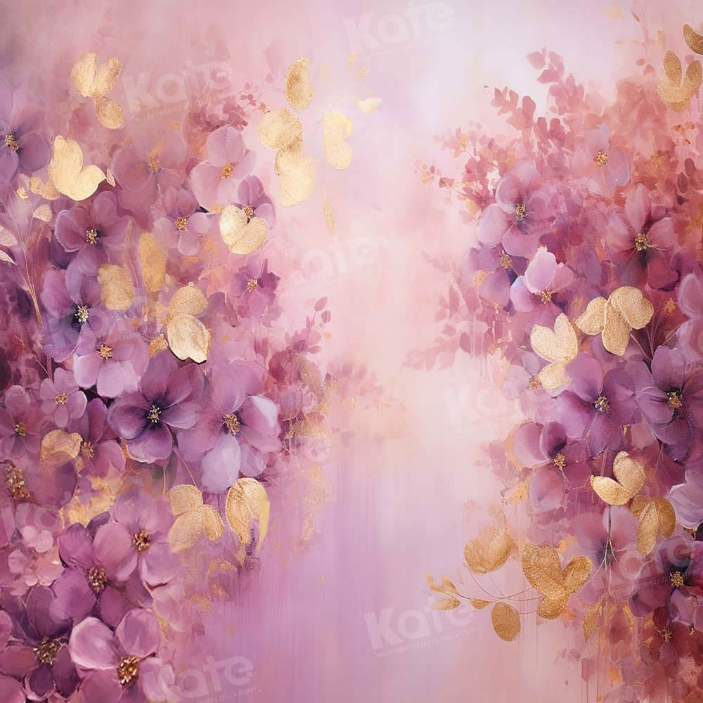 Kate Fine Art Purple Floral Backdrop Designed by GQ - Kate Backdrop AU