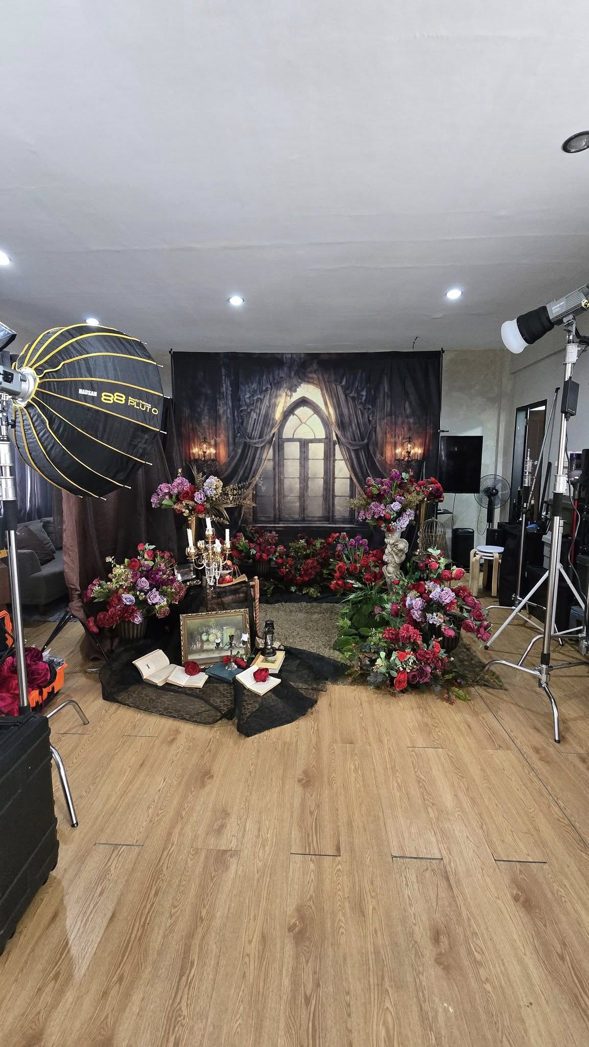 Kate Halloween Dark Stage Curtain Backdrop Designed by Emetselch - Kate Backdrop AU