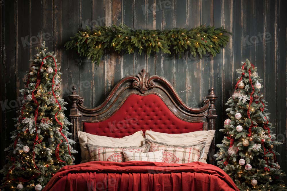 Kate Vintage Christmas Headboard Backdrop Designed by Emetselch - Kate Backdrop AU
