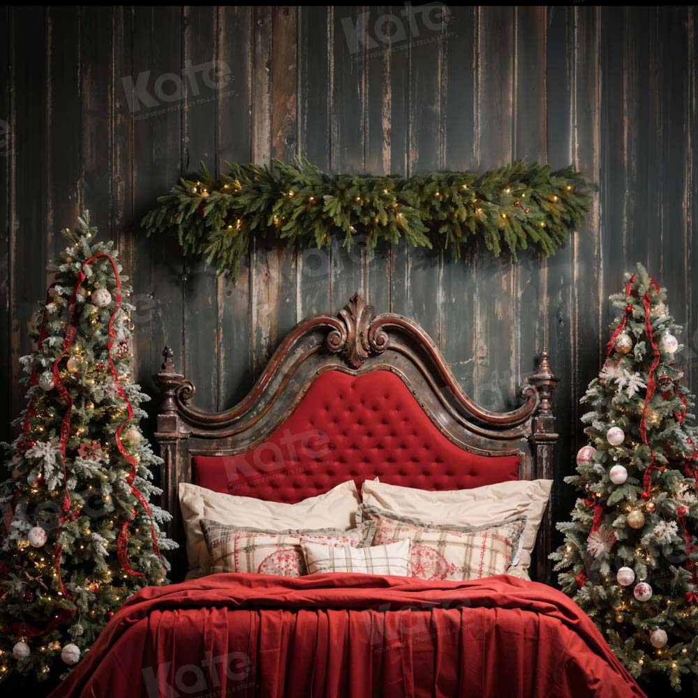 Kate Vintage Christmas Headboard Backdrop Designed by Emetselch - Kate Backdrop AU