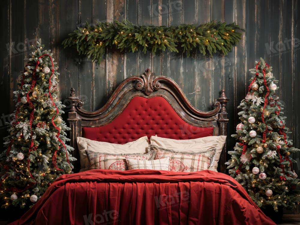 Kate Vintage Christmas Headboard Backdrop Designed by Emetselch - Kate Backdrop AU