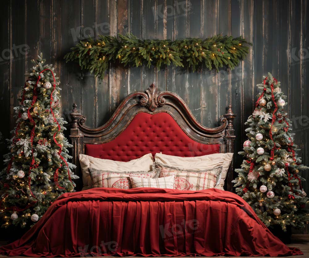Kate Vintage Christmas Headboard Backdrop Designed by Emetselch - Kate Backdrop AU