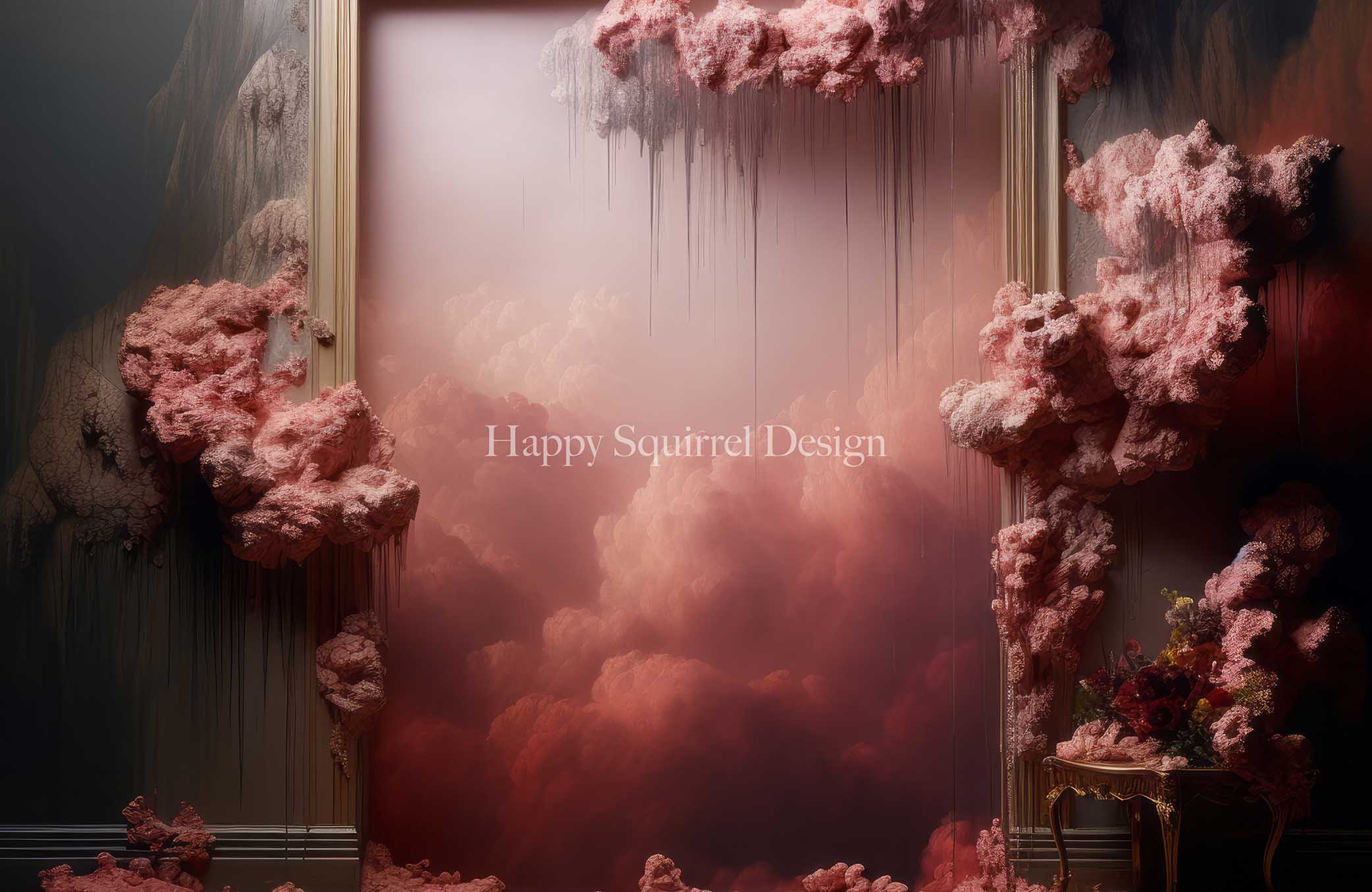 Kate Through the Pink Skies Backdrop Designed by Happy Squirrel Design - Kate Backdrop AU