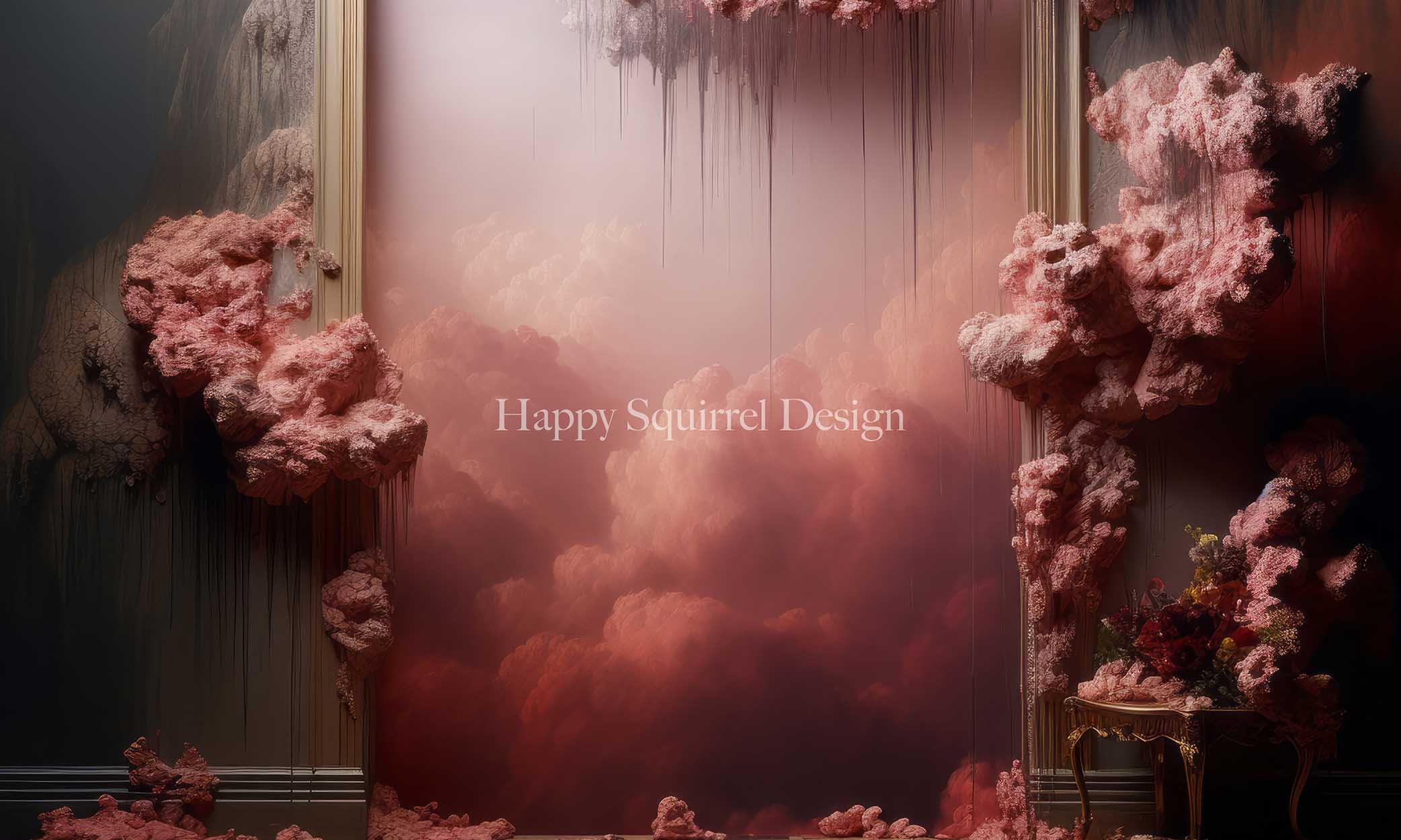 Kate Through the Pink Skies Backdrop Designed by Happy Squirrel Design - Kate Backdrop AU