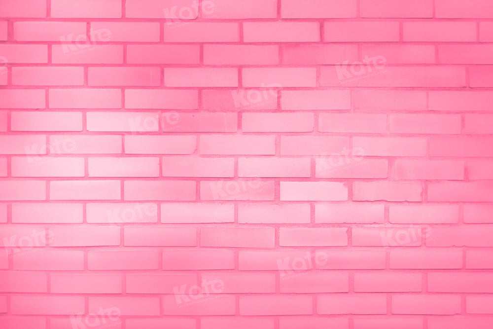Kate Pink Brick Wall Floor Backdrop Designed by Kate Image - Kate Backdrop AU