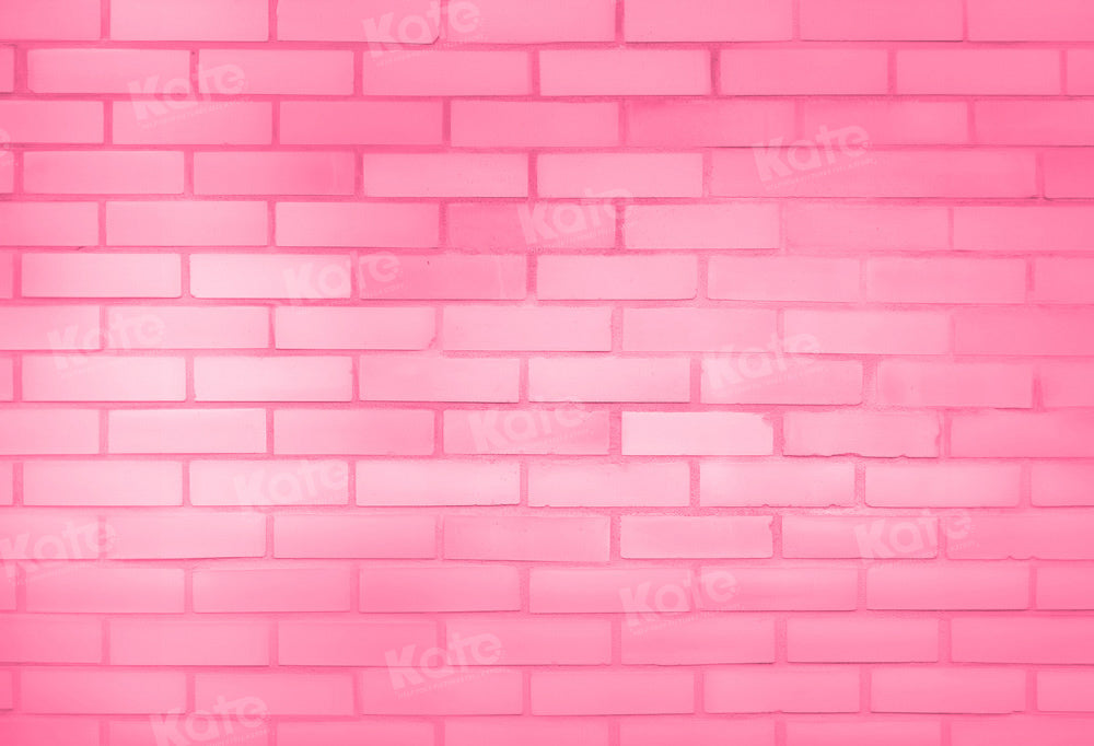 Kate Pink Brick Wall Floor Backdrop Designed by Kate Image - Kate Backdrop AU