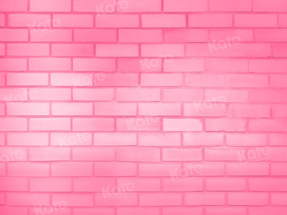 Kate Pink Brick Wall Floor Backdrop Designed by Kate Image - Kate Backdrop AU