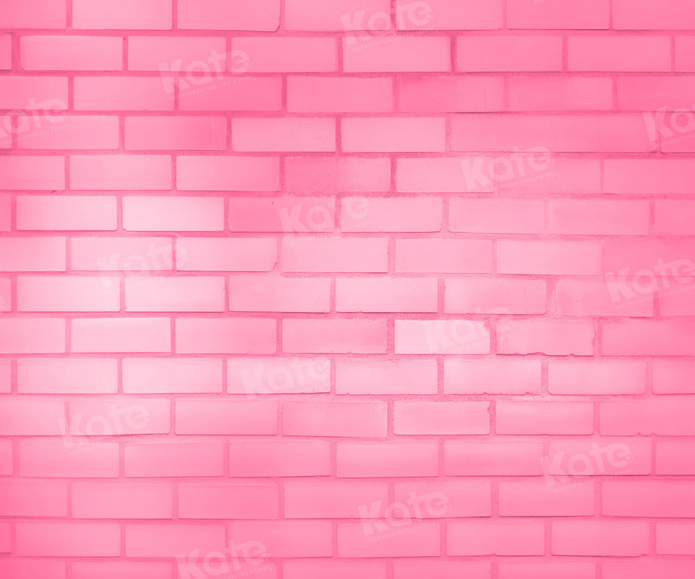 Kate Pink Brick Wall Floor Backdrop Designed by Kate Image - Kate Backdrop AU