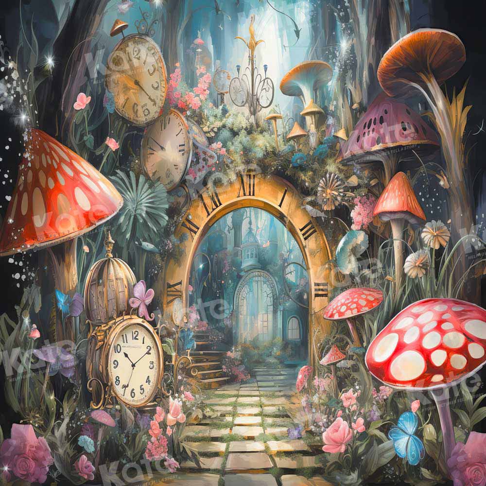 Kate Magic Wonderland Mushroom Backdrop Designed by Chain Photography - Kate Backdrop AU