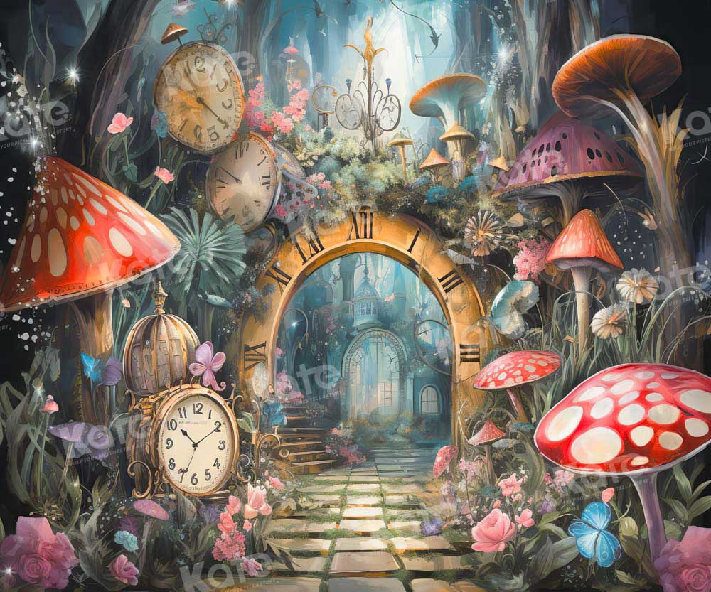 Kate Magic Wonderland Mushroom Backdrop Designed by Chain Photography - Kate Backdrop AU