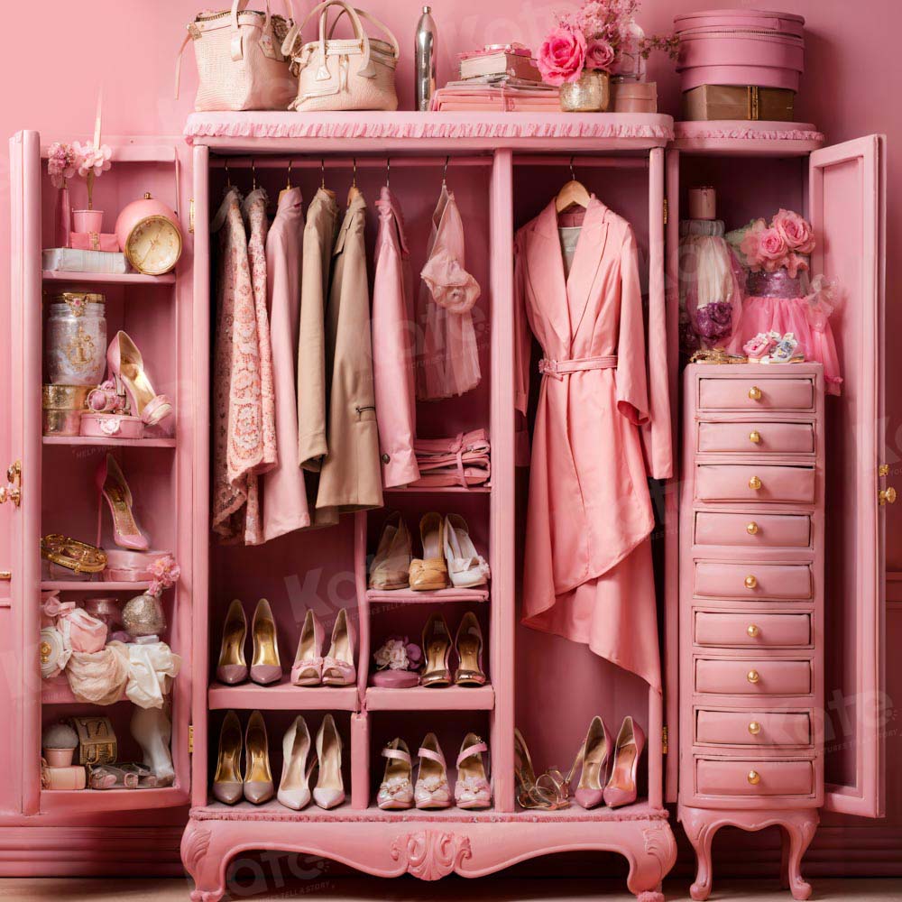 Kate Pink Wardrobe Backdrop Designed by Emetselch - Kate Backdrop AU