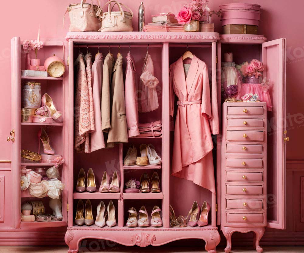 Kate Pink Wardrobe Backdrop Designed by Emetselch - Kate Backdrop AU