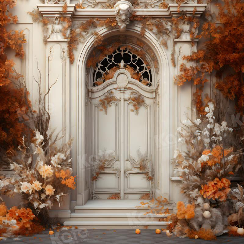 Kate Autumn Painted Fine Art White Door Backdrop for Photography - Kate Backdrop AU
