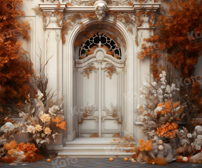 Kate Autumn Painted Fine Art White Door Backdrop for Photography - Kate Backdrop AU