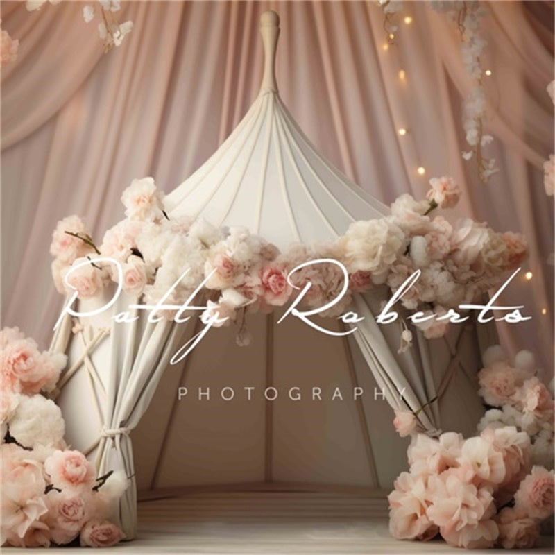 Kate Flower Tent Cake Smash Backdrop Designed by Patty Robertss - Kate Backdrop AU
