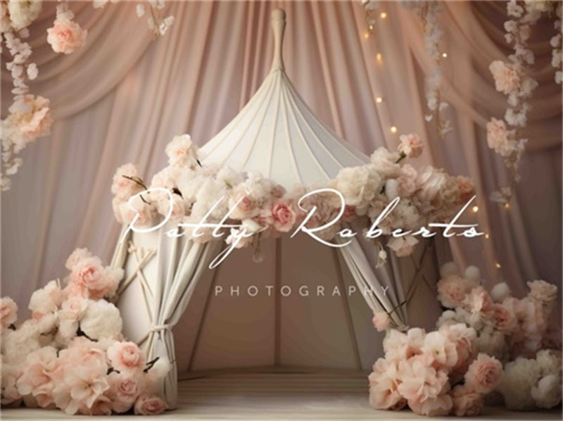 Kate Flower Tent Cake Smash Backdrop Designed by Patty Robertss - Kate Backdrop AU