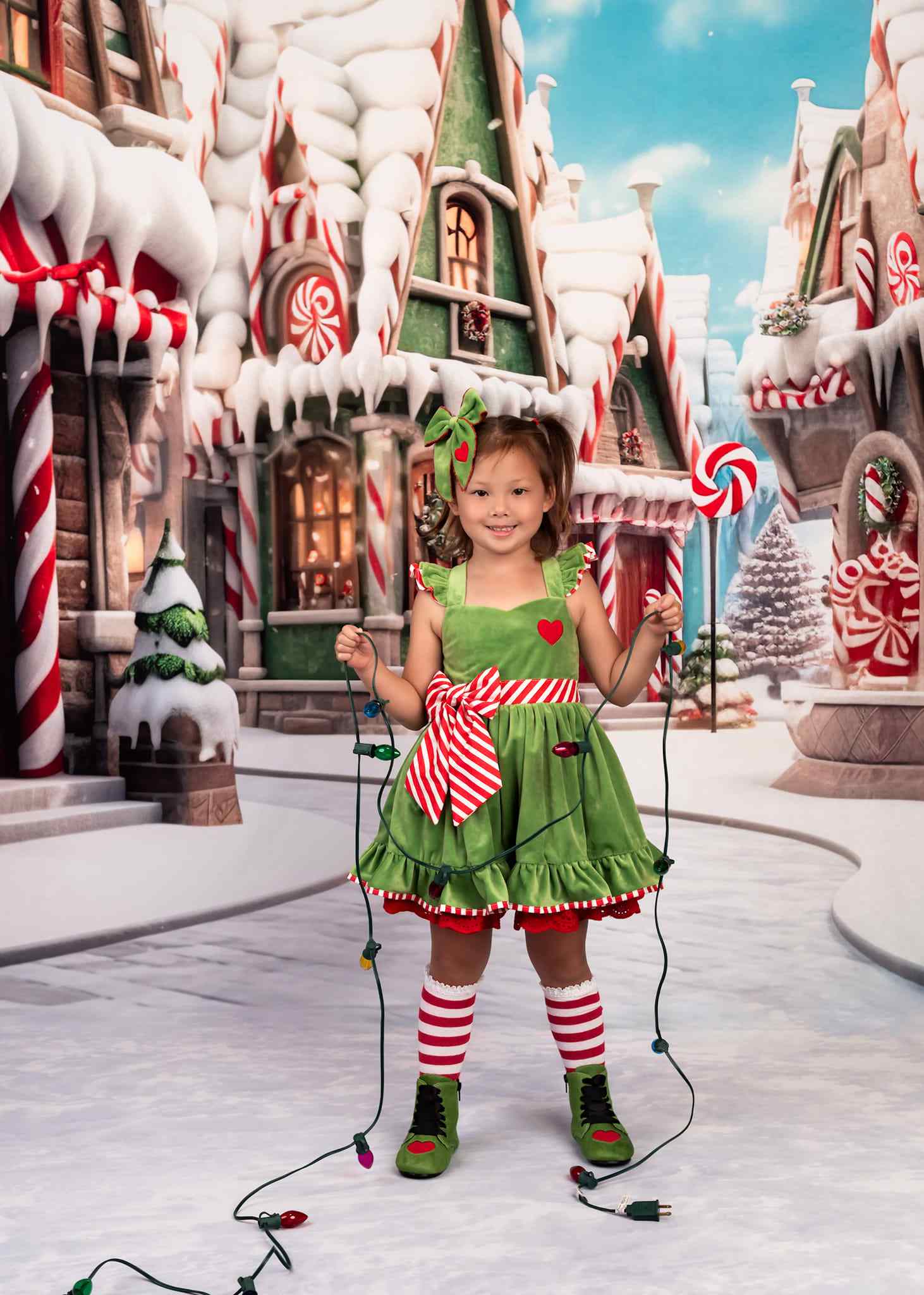 Kate Winter Christmas Town Backdrop Designed by Emetselch - Kate Backdrop AU