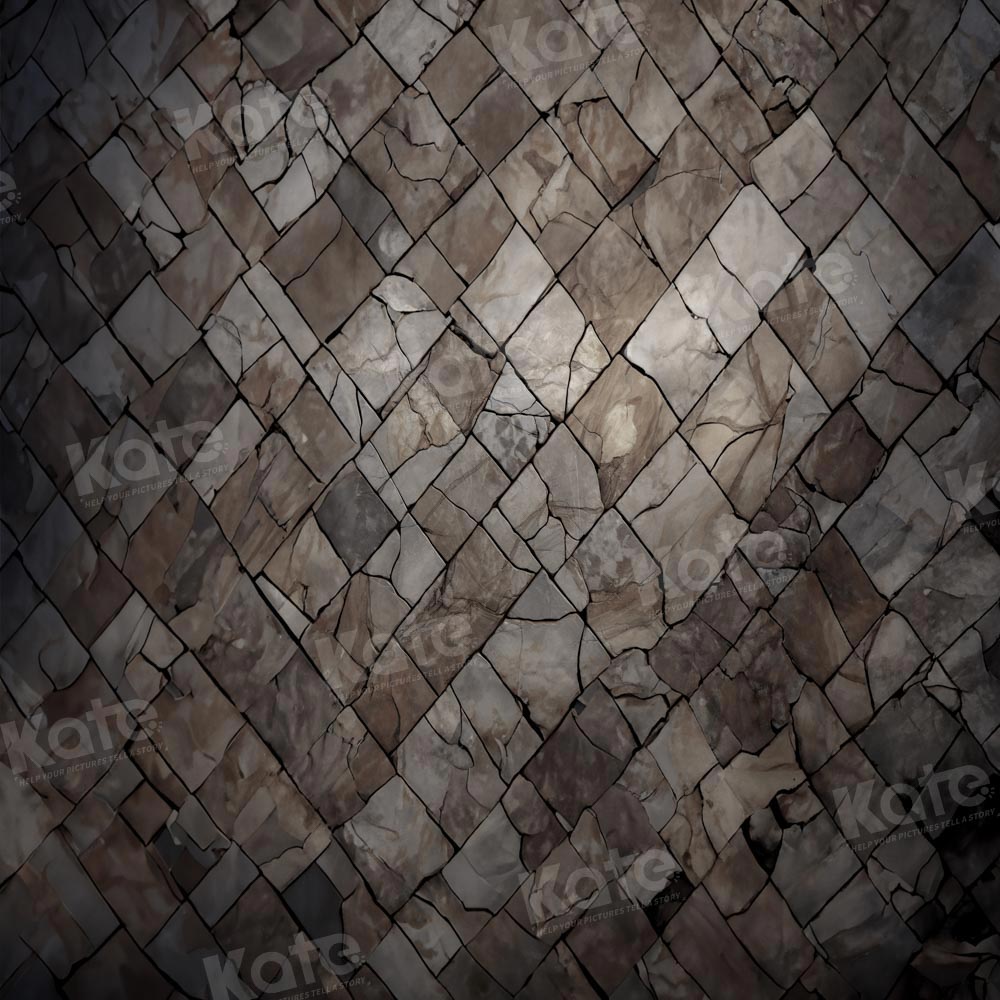 Kate Cracked Tiles Floor Backdrop Designed by Emetselch - Kate Backdrop AU