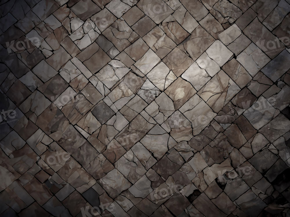 Kate Cracked Tiles Floor Backdrop Designed by Emetselch - Kate Backdrop AU