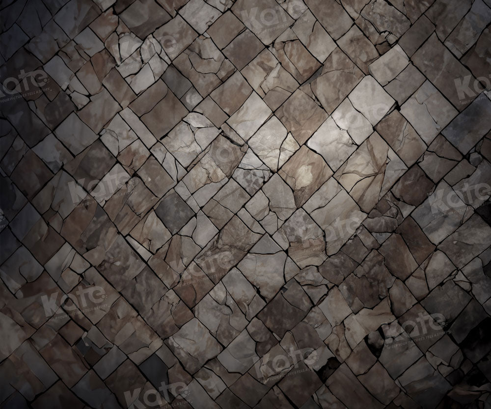 Kate Cracked Tiles Floor Backdrop Designed by Emetselch - Kate Backdrop AU