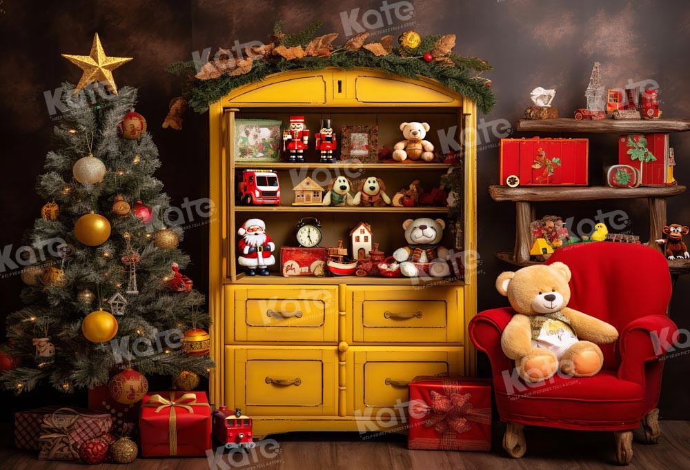 Kate Christmas Doll Room Tree Backdrop Designed by Emetselch - Kate Backdrop AU