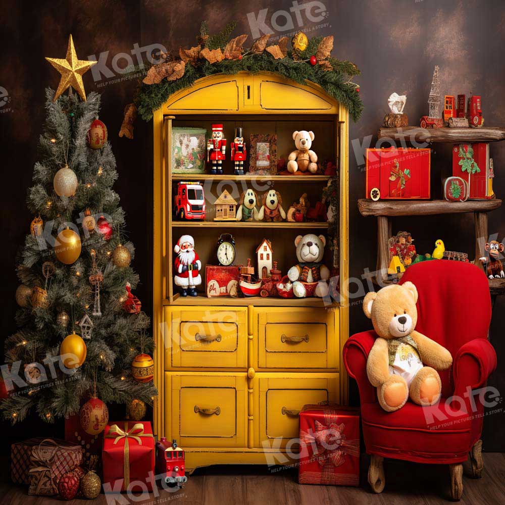 Kate Christmas Doll Room Tree Backdrop Designed by Emetselch - Kate Backdrop AU