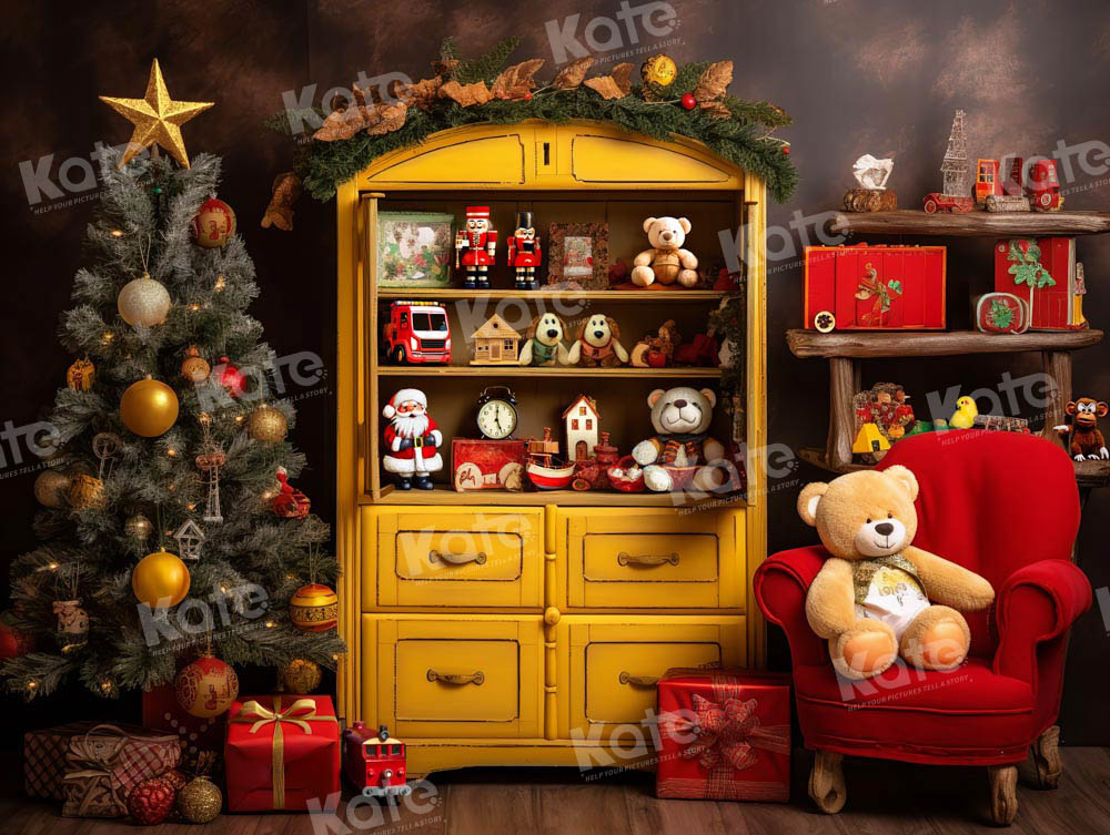 Kate Christmas Doll Room Tree Backdrop Designed by Emetselch - Kate Backdrop AU