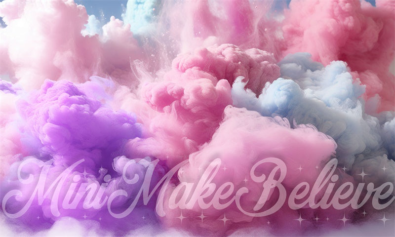 Kate Cotton Candy Smoke Backdrop Designed by Mini MakeBelieve - Kate Backdrop AU
