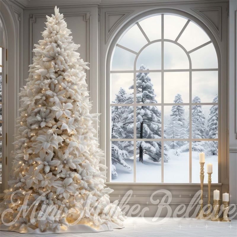 Kate Elegant White Room-White Tree Backdrop Designed by Mini MakeBelieve - Kate Backdrop AU