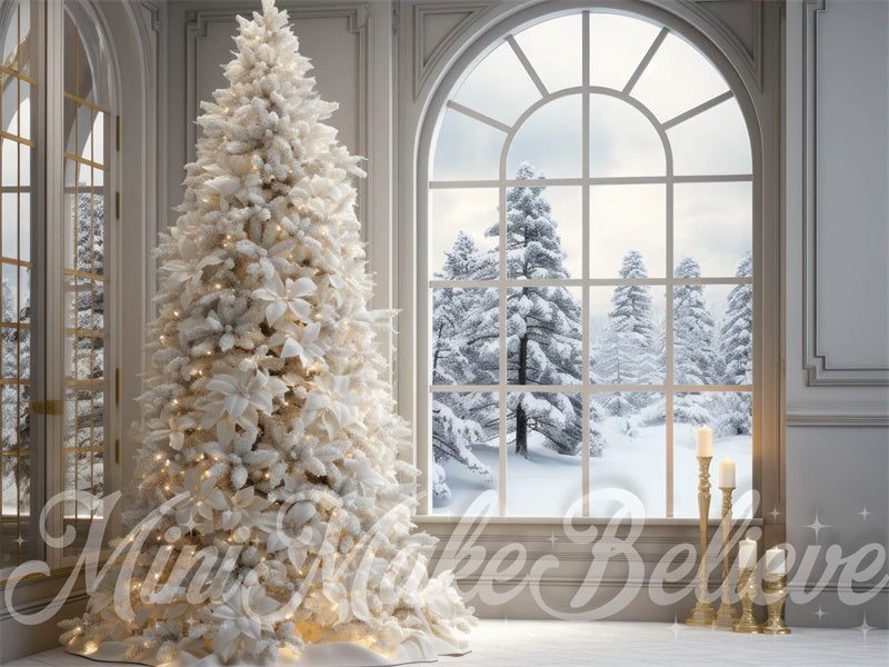 Kate Elegant White Room-White Tree Backdrop Designed by Mini MakeBelieve - Kate Backdrop AU