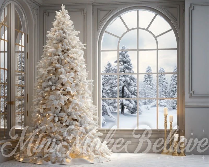 Kate Elegant White Room-White Tree Backdrop Designed by Mini MakeBelieve - Kate Backdrop AU