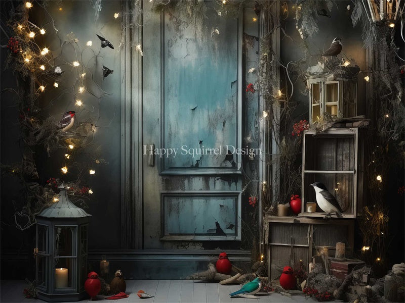 Kate Bird Christmas Backdrop Designed by Happy Squirrel Design - Kate Backdrop AU