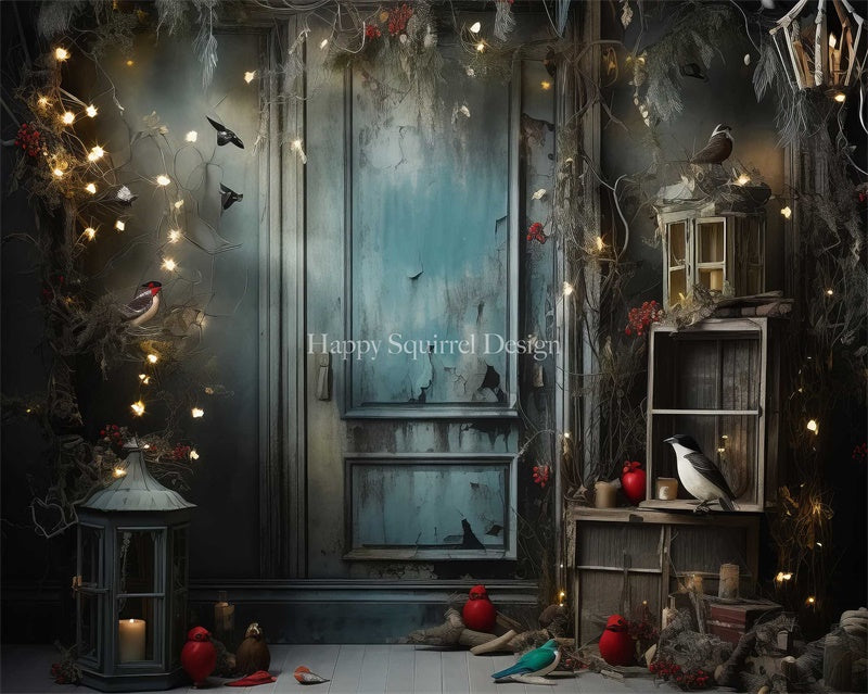 Kate Bird Christmas Backdrop Designed by Happy Squirrel Design - Kate Backdrop AU
