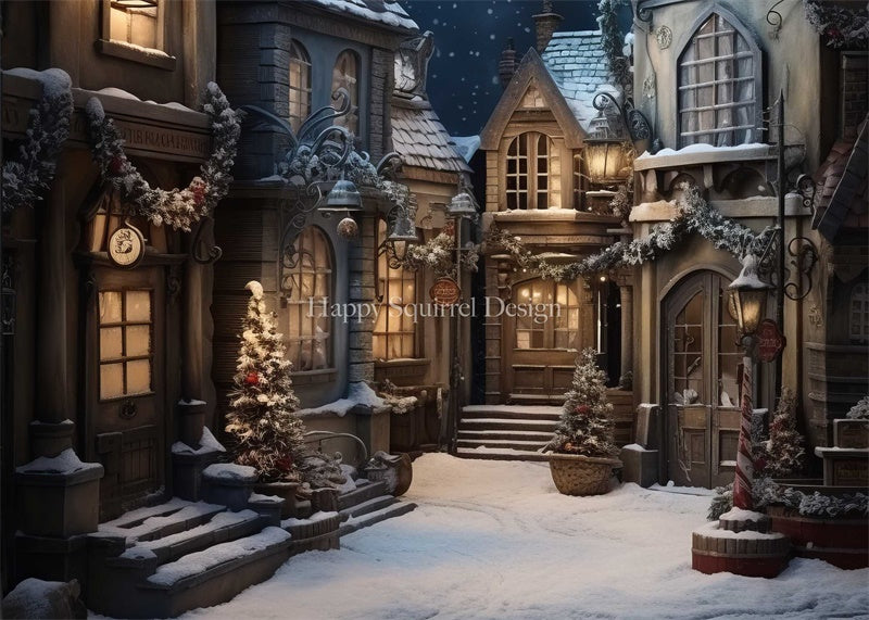 Kate Snow Town Backdrop Designed by Mini MakeBelieve - Kate Backdrop AU