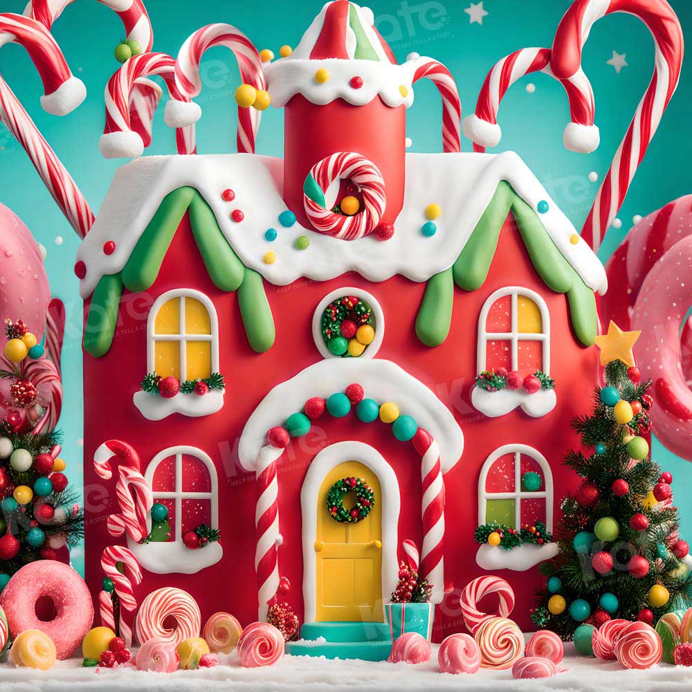 Kate Colorful Christmas Candies Backdrop for Photography - Kate Backdrop AU