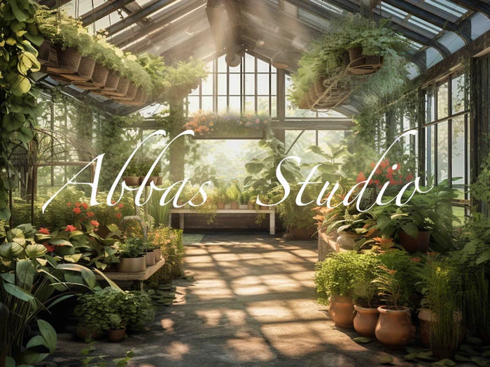 Kate Spring Greenhouse Backdrop Designed by Abbas Studio - Kate Backdrop AU