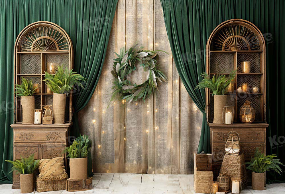 Kate Green Curtain Plant Backdrop for Photography - Kate Backdrop AU