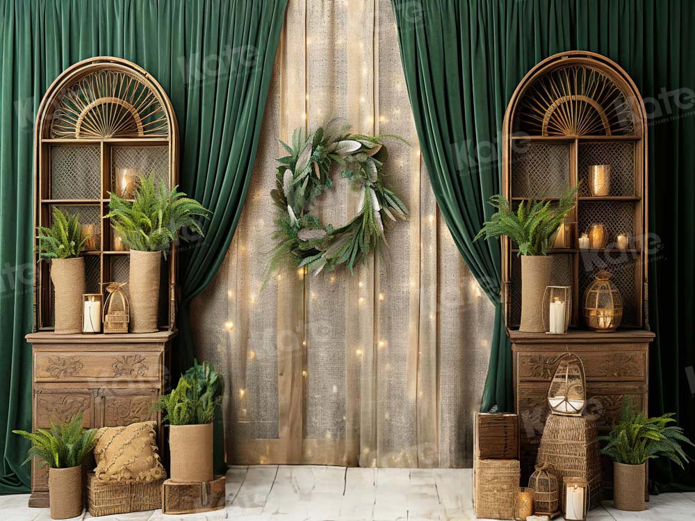 Kate Green Curtain Plant Backdrop for Photography - Kate Backdrop AU