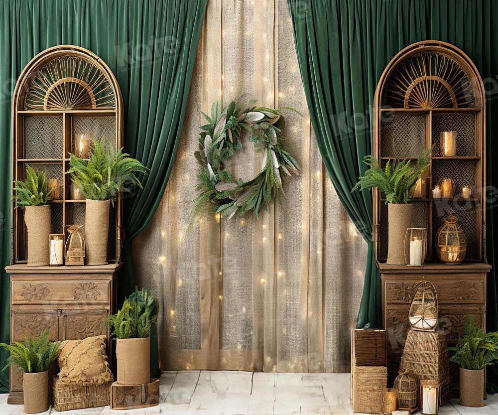Kate Green Curtain Plant Backdrop for Photography - Kate Backdrop AU