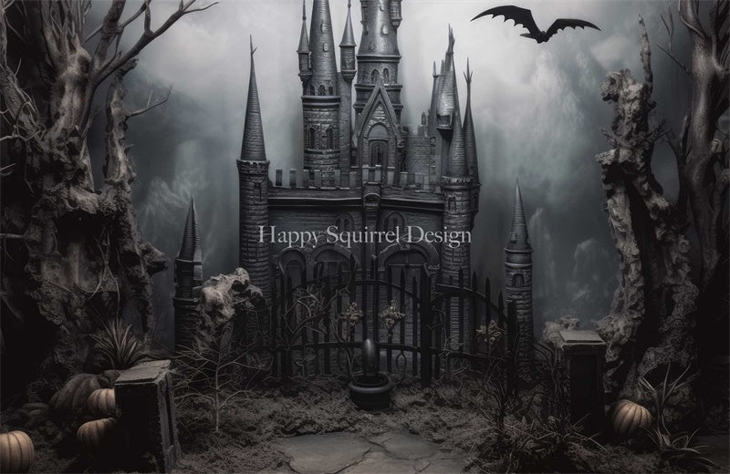 Kate Castle Beyond the Grave Backdrop Designed by Happy Squirrel Design - Kate Backdrop AU